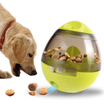 Dog Cat Food Treat Ball Bowl Toy Funny Pet Shaking Leakage Food Container Puppy Cat Slow Feed Pet Tumbler Toy